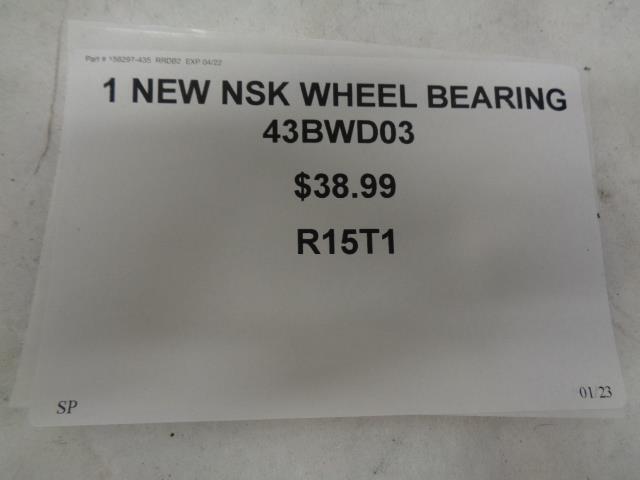 1 NEW NSK WHEEL BEARING 43BWD03 R15T1