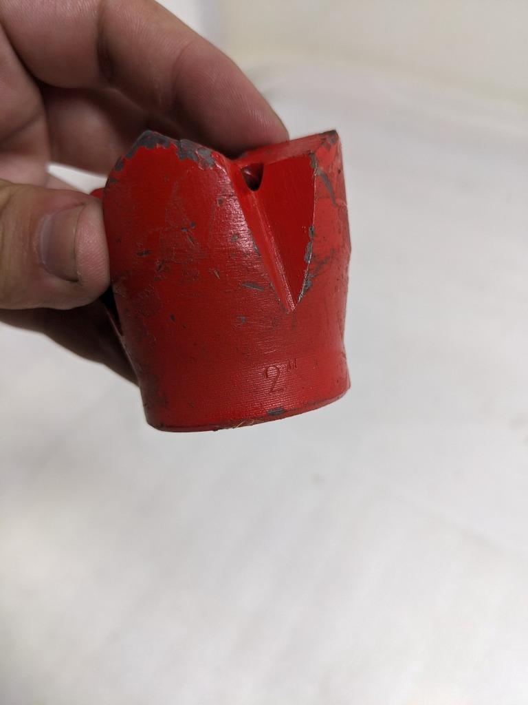 UNBRANDED HAMMER & CHIPPER CHISEL CROSS BIT 2" H-THREAD NEW R22T5