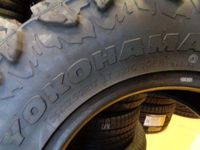 YOKOHAMA GEOLANDAR X-M/T LT 35 12.50 R17 121Q LRE 10PLY TIRE 110155501 BQ4