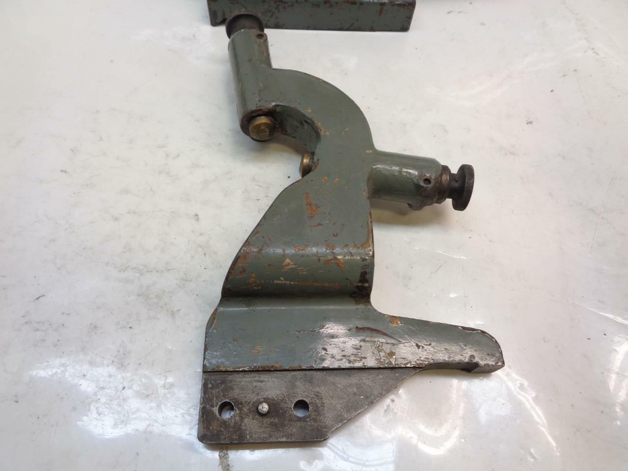 USED LATHE STEADY REST W/ LATHE FOLLOW REST 5" CAPACITY H1