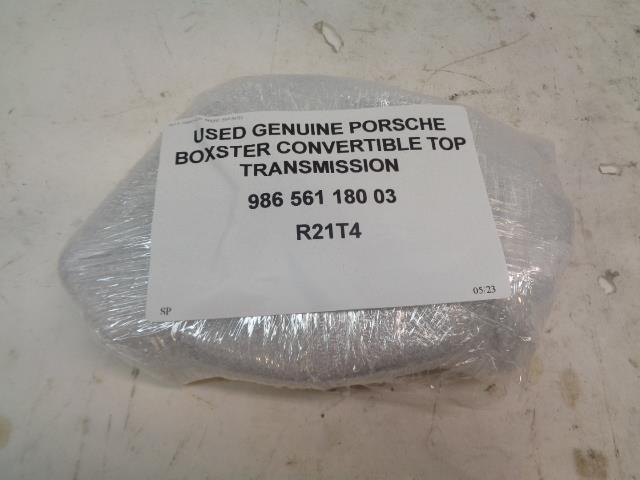 USED GENUINE PORSCHE BOXSTER CONVERTIBLE TOP TRANSMISSION 986 561 180 03 R21T4
