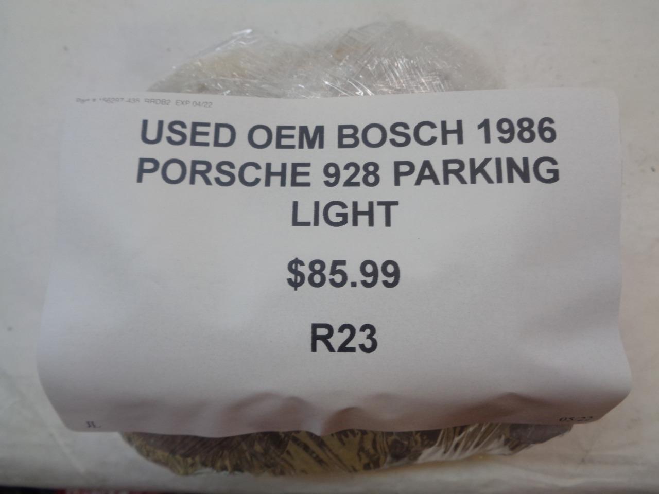 USED OEM BOSCH 1986 PORSCHE 928 PARKING LIGHT R23T4