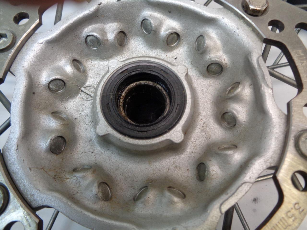 USED EXCEL TAKASAGO 17X3.5 WHEEL CONTINENTAL CONTISPORT ATTACK 2 120/70ZR17 SR