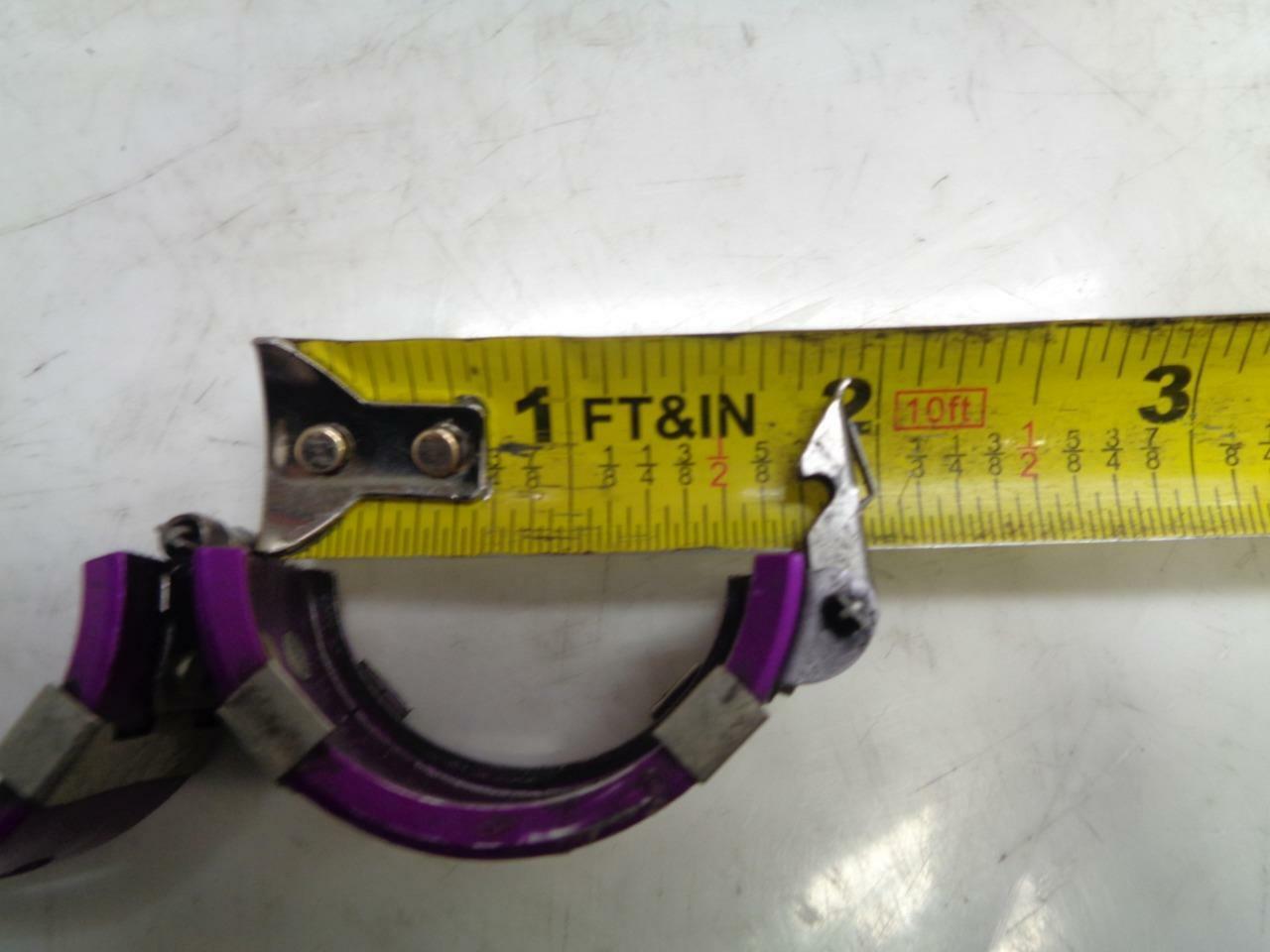 USED SET OF WIGGINS CLAMPS 2-1/2", 1-1/4", 5/8" R11 TB