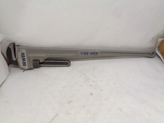 USED IRWIN VISE GRIP CAST ALUMINUM 48" PIPE WRENCH H1
