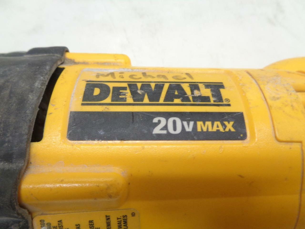 USED DEWALT DCS380 VARIABLE SPEED RECIPROCATING SAW 20V MAX WITHOUT BATTERY SR
