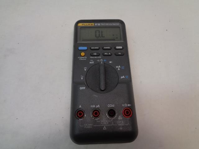 USED FLUKE 87 III TRUE RMS MULTIMETER 1000V-AC TEST EQUIPMENT R6