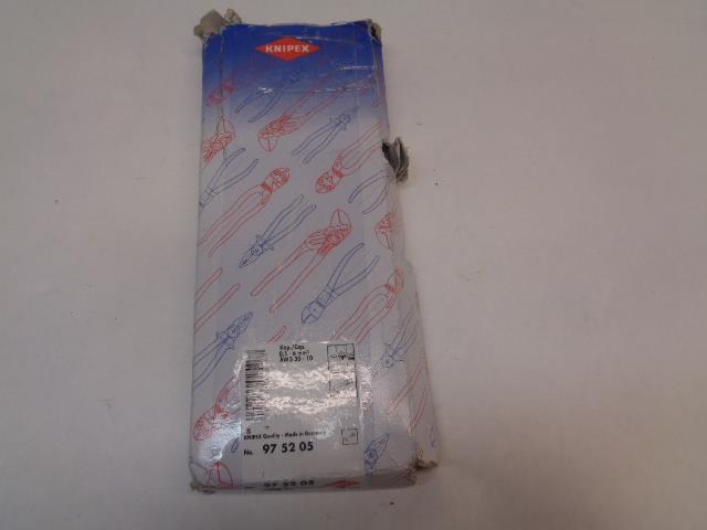 NEW KNIPEX CRIMPING PLIERS W/ LEVER TRANSMISSION 97 52 05 R22T9