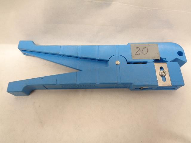 USED IDEAL INDUSTRIES 8" WIRE STRIPPER 9/16" BLUE 45-164 R22T5