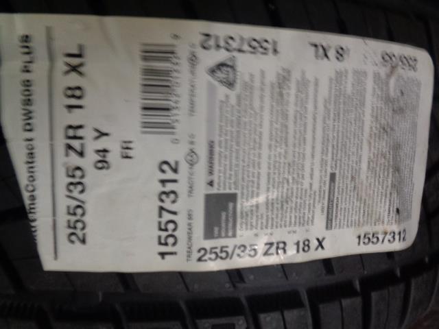 18X8 BMW 5 SPOKE STYLE WHEEL W/ CONTINENTAL EXTREME CONTACT 225/40ZR18 NEW SR