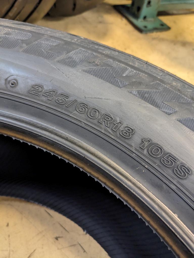 2 BRIDGESTONE BLIZZAK DM-V2 P 245 60 18 105S SL TIRE 016083 CQ1