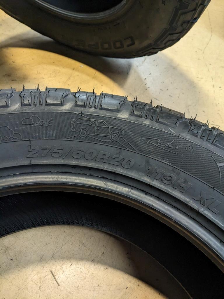 RADAR RENEGADE A/T 5 BSW P 275 60 20 119H XL TIRE RZD0077 CQ1