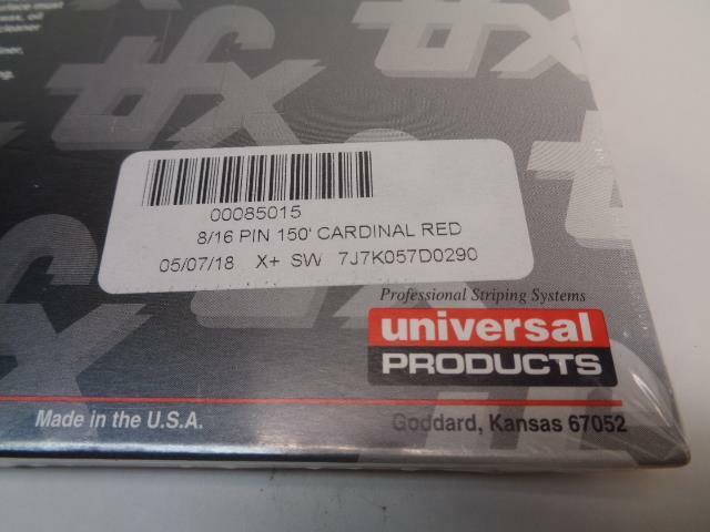 1 NEW UNIVERSAL PRODUCTS TFX 8/16" PIN 1500' CARDINAL RED 00085015 R7TE