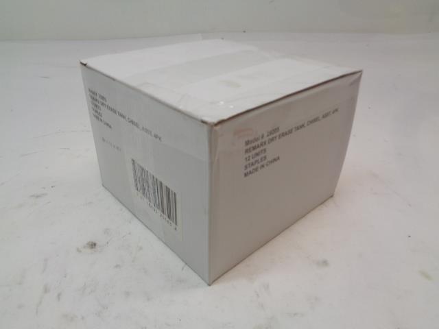 NEW 12-PACK STAPLES REMARX CHISEL TIP ASSORTED DRY ERASE MARKERS 29205 R33