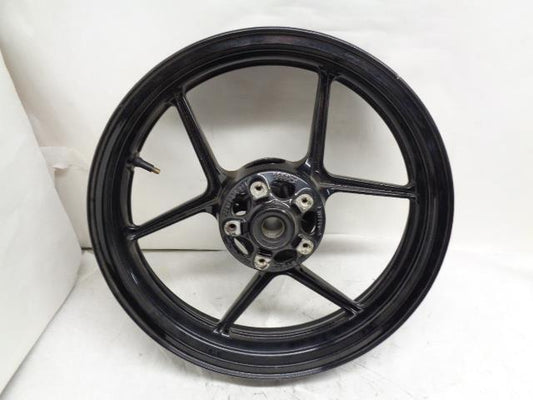 USED ENKEI KAWASAKI SPORTBIKE BLACK 3 TWIN SPOKE WHEEL 17x3.5 BORE 25.8mm WR