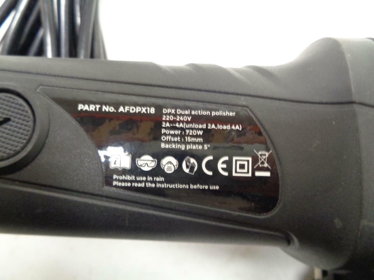 USED AUTO FINESSE DPX DUAL ACTION POLISHER (DOES NOT COME WITH PADS) AFDPX18 R7