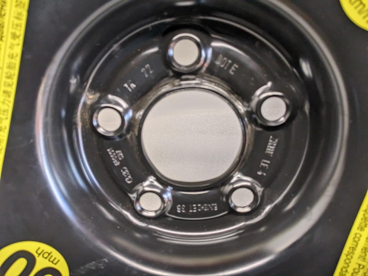 1 SPACEMASTER TIRE 8R0601027 18" x 6" 5 x 112MM  FOR AUDI 11.7314 Q5 SUV B2