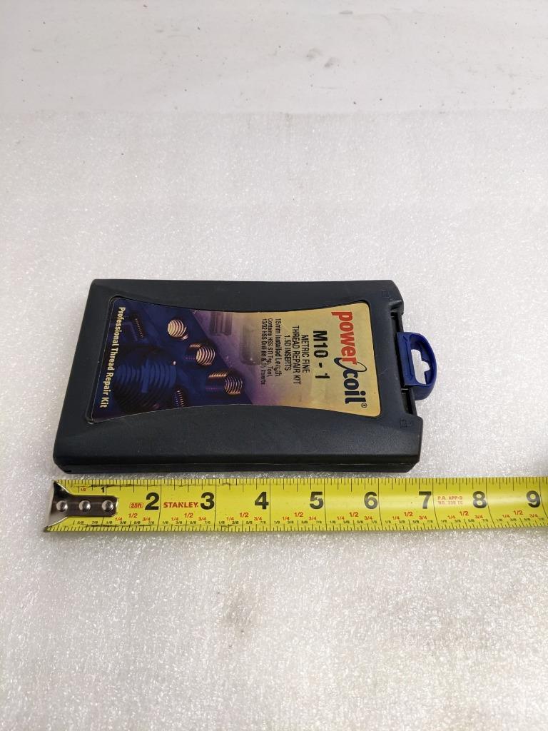 POWERCOIL 3523-10.00K THREAD REPAIR KIT M10-1.0 1.5D INSERTS 13/32 HSS NEW R22