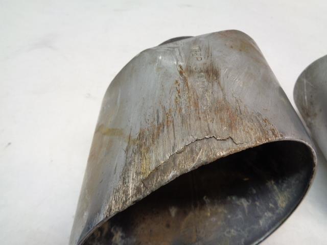 USED PAIR EXHAUST TIPS for PORSCHE 911 993 NB EP 5110 R19T1