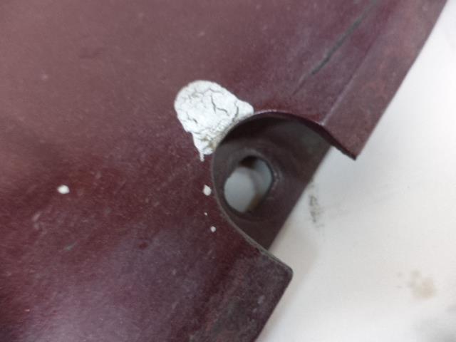 USED GENUINE PORSCHE ROCKER PANEL 928 559 086 02 PASSENGER SIDE BURGUNDY R20