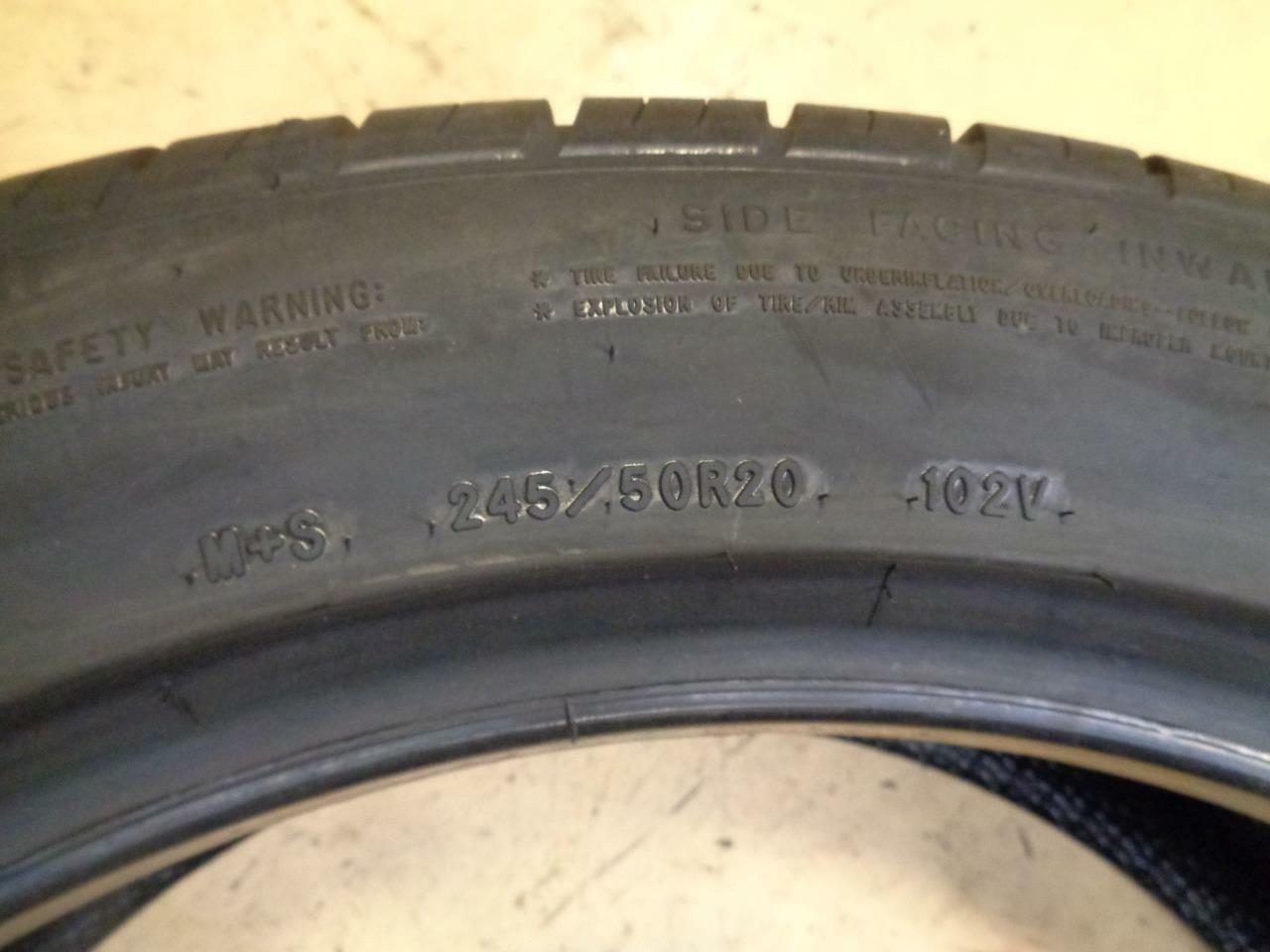 1 NEW TIRE GOODYEAR EAGLE SPORT ALL SEASON P 245 50 20 102V SL 109111366