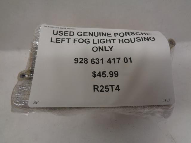 USED GENUINE PORSCHE LEFT FOG LIGHT HOUSING ONLY 928 631 417 01 R25T4
