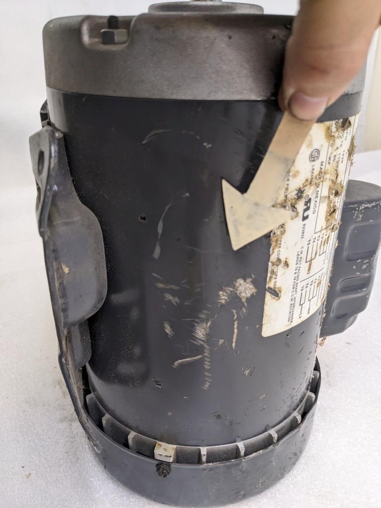 US MOTORS R605728C GEN PURPOSE MOTOR T1C2LH 110/220V 50HZ 1PH 1425RPM NEW H2