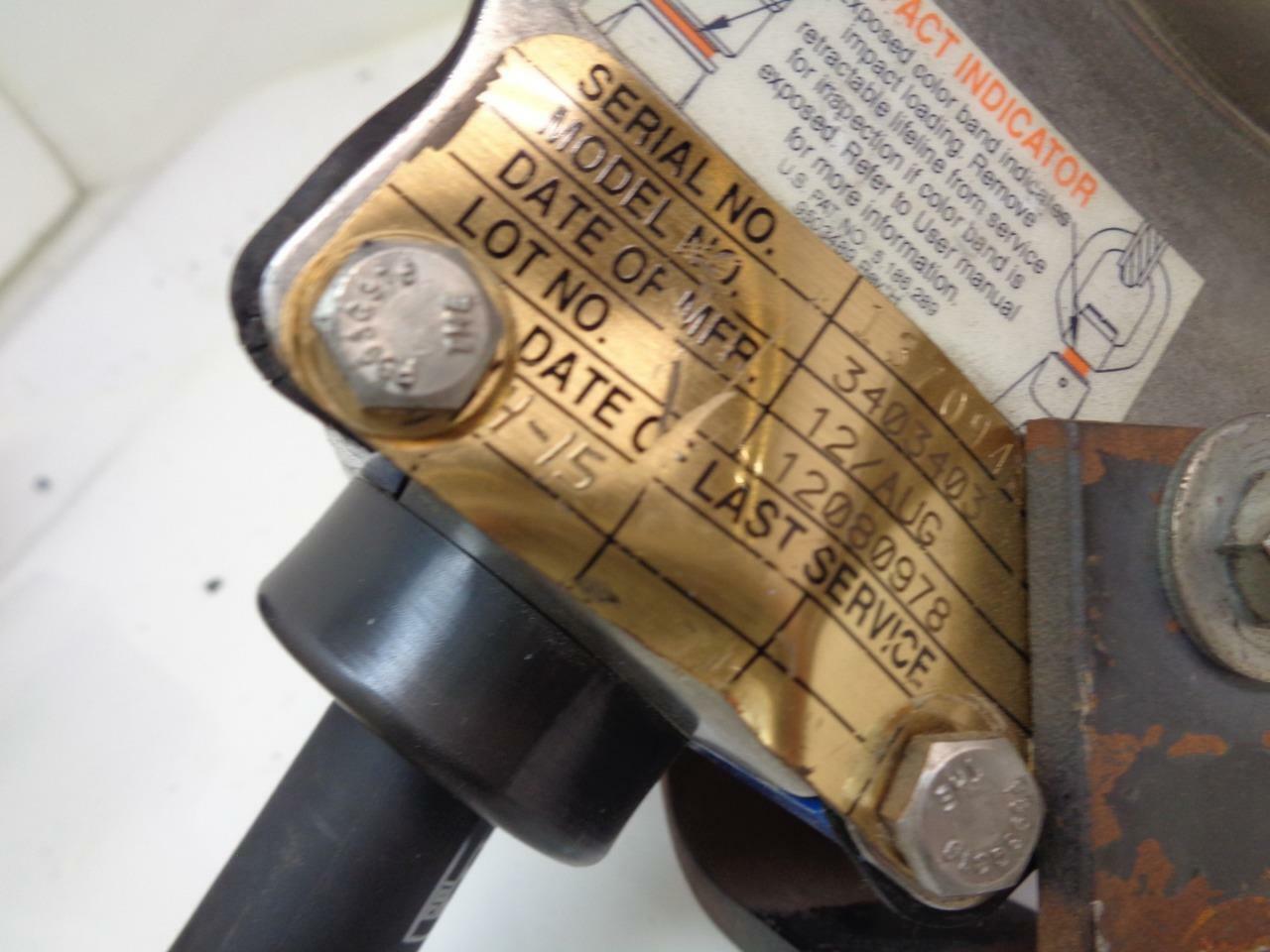 USED DBI-SALA RETRACTABLE LIFELINE 50 FT 340340 (MANUFACTURED AUGUST 2012) H2