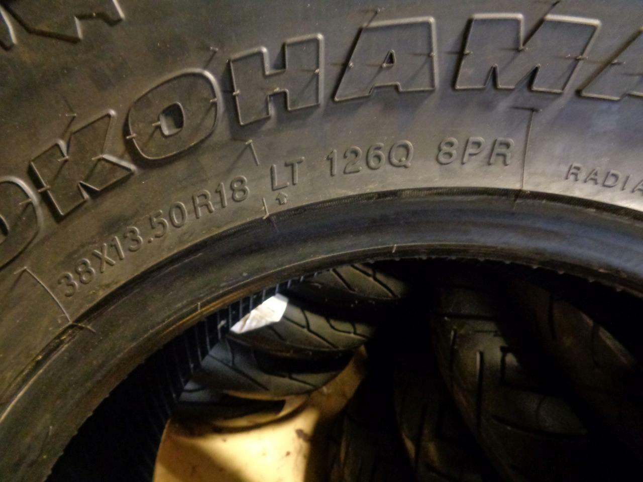 1 NEW YOKOHAMA GEOLANDAR X-MT 38 13.5 18 126Q TIRES 55516