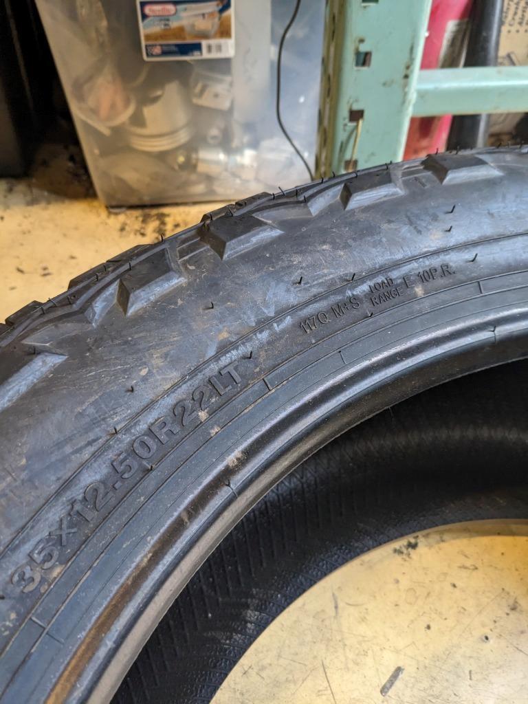 RED DIRT ROAD RD-6 MT LT 35 12.5 22 117Q LRE 10PLY TIRE T3512522RDR-MT CQ2