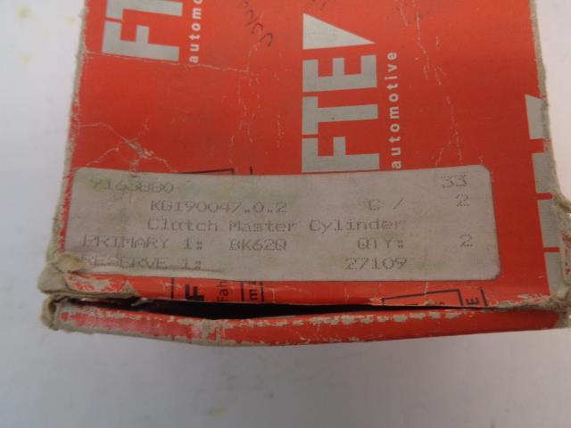 1 NOS FTE CLUTCH MASTER CYLINDER KG190047.0.2 R16
