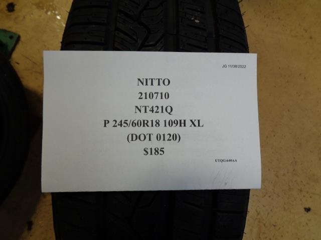 NITTO NT421Q P 245 60 18 109H XL ALL SEASON TIRE 210710 AQ4