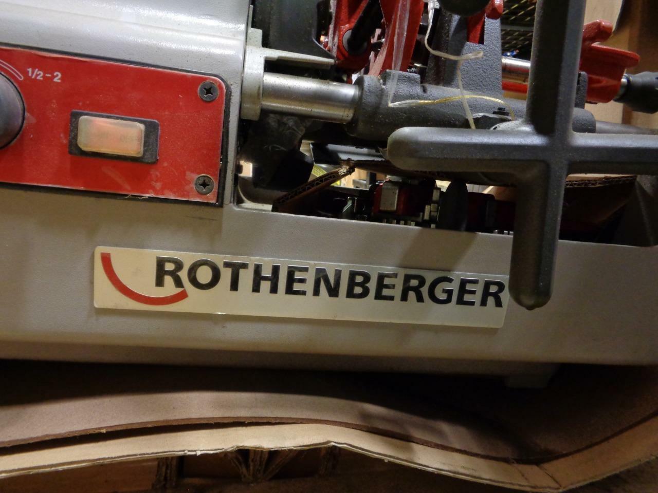 1 NEW ROTHENBERGER SUPERTRONIC 4 SE 4" THREADING MACHINE 230V 63006