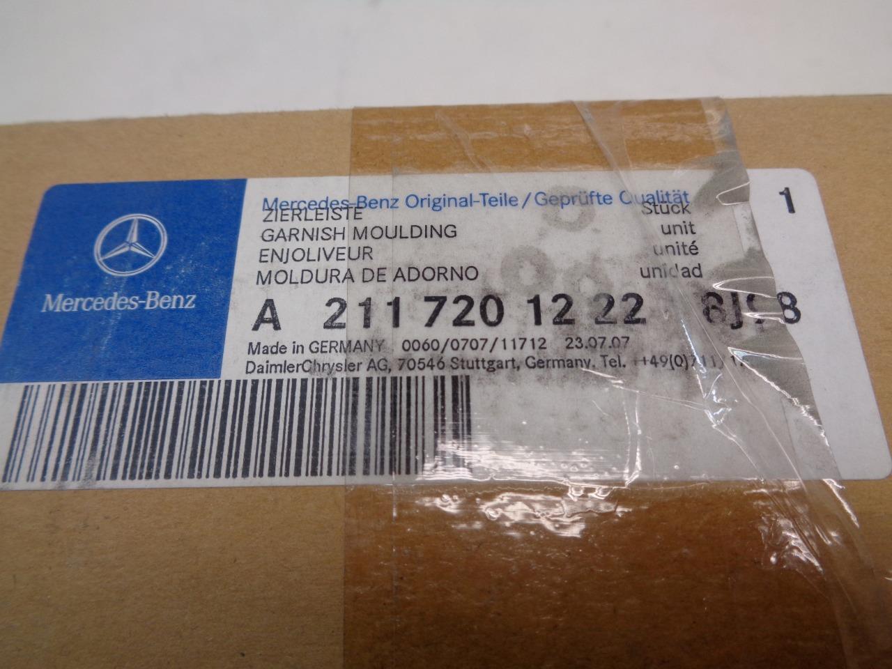 GENUINE 2003-09 MERCEDES E55 320 350 550 RIGHT PANEL WOOD TRIM 21172012228J98 SR