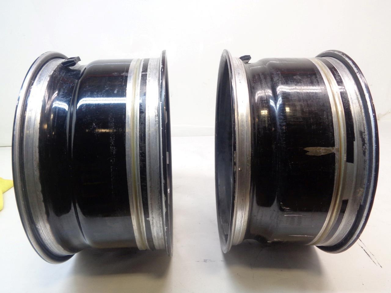 USED PAIR FORGIATO CONCAVO 20x10 5x120 ET42 BLACK 3 PIECE WHEELS WR