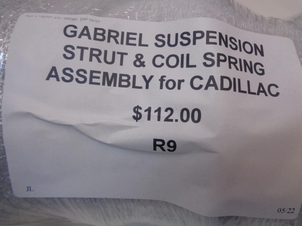 GABRIEL SUSPENSION STRUT & COIL SPRING ASSEMBLY for CADILLAC NOPN R9