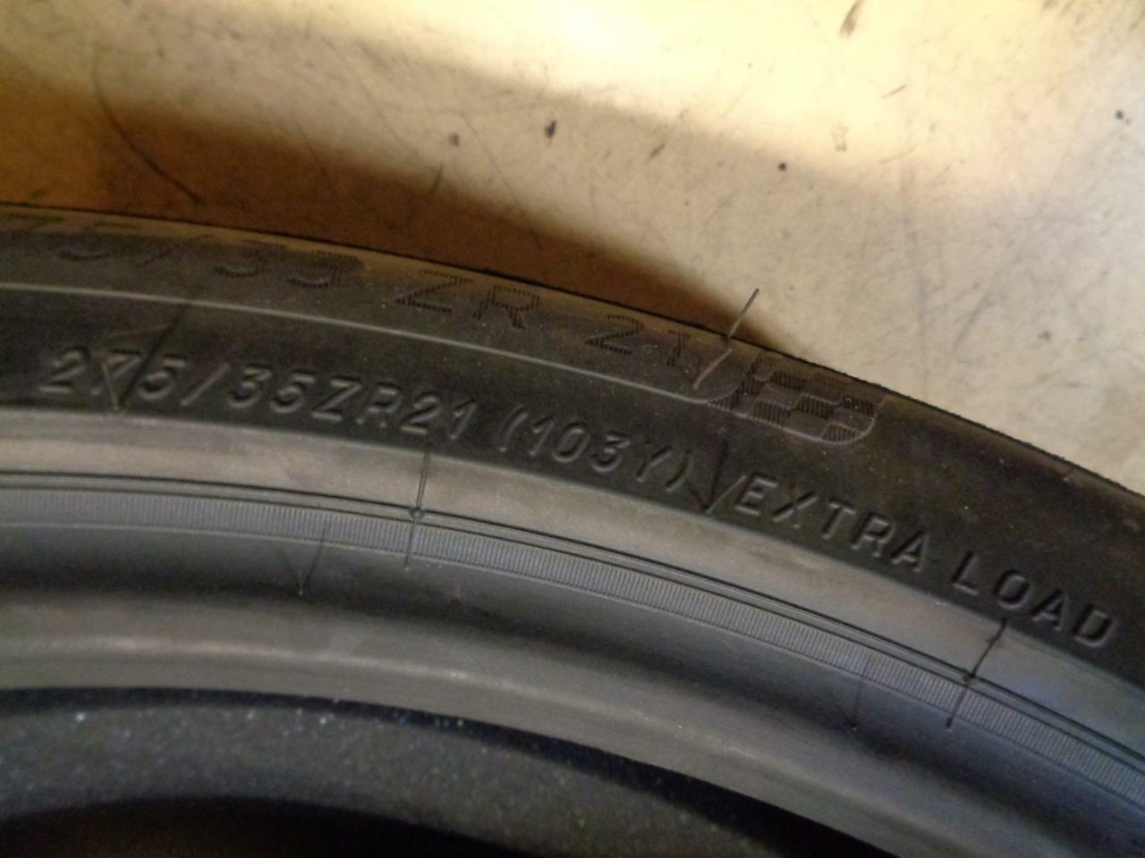 1 NEW TIRE MICHELIN PILOT SPORT 4 *N0 PORSCHE P 275 35 21 103Y XL NOP#