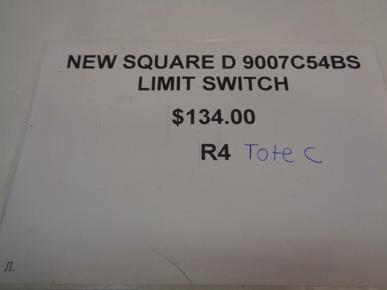 1 NEW SQUARE D 9007 C54 BS LIMIT SWITCH R4 TC