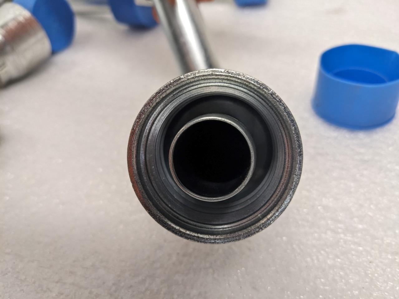 1 PACK OF 4 EATON 1-1/16"x12" 90° ELBOW HYDRAULIC HOSE FITTINGS 16-22 R10