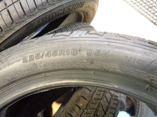 2 BRIDGESTONE TURANZA LS100 A * RSC RUNFLAT P 225 45 18 95H XL TIRES 007228 BQ3