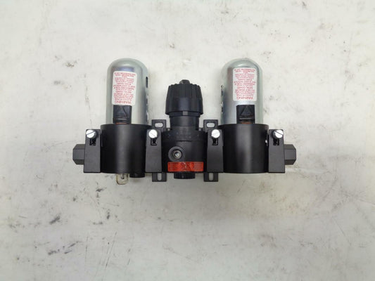 1 USED DIXON VALVE COMBO UNIT MANUAL TRANSPARENT DRAIN W GUARD C16-02M R11TA