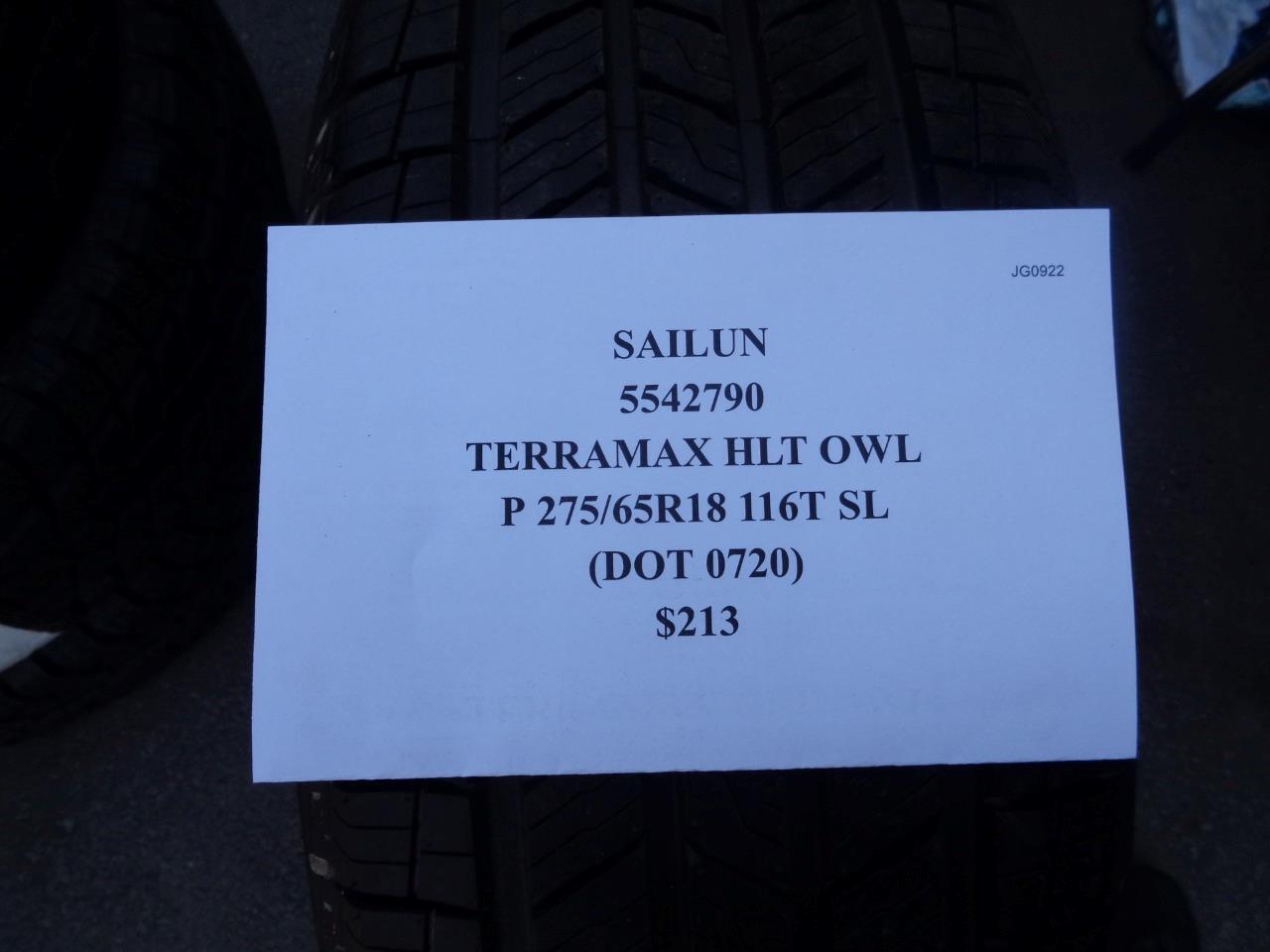 1 SAILUN TERRAMAX HLT OWL 275 65 18 116T SL 5542790 SU16