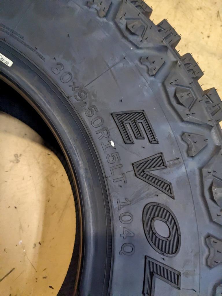 EVOLUXX ROTATOR M/T BSW LT 30 9.5 15 104Q LRC 6PLY TIRE 221020957 CQ3