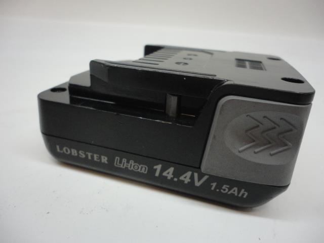 USED LOBSTER CORDLESS RIVETER HEAVY DUTY 1/4" CAPACITY 14.4V BATTERY R1B2 R27