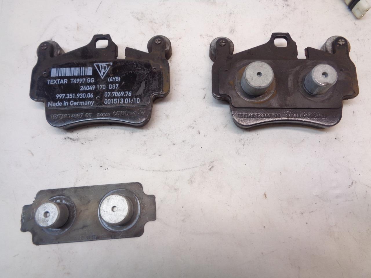 USED GENUINE PORSCHE 997 CERAMIC BRAKE PADS SET 99735193006 R21