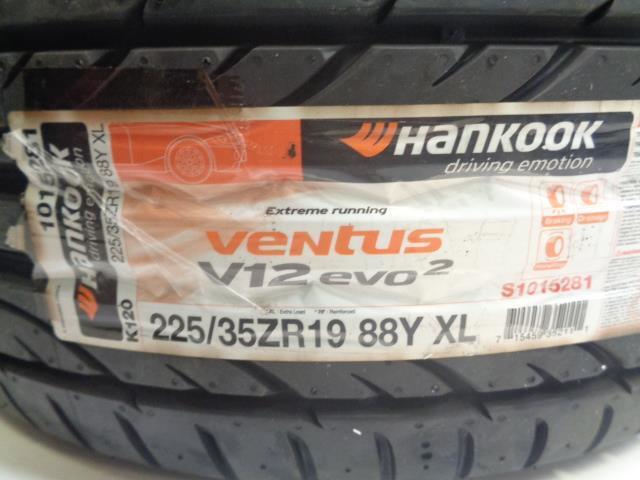 NEW 2 SAVINI DI FORZA BM14 19x8.5 WHEELS & HANKOOK VENTUS V12 EVO2 225/35ZR19 SR