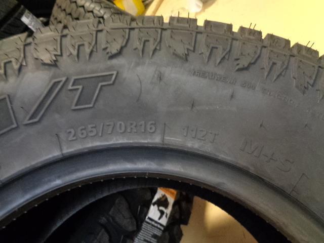 ARROYO TAMAROCK A/T BSW P 265 70 16 112T SL TIRE ATAT003 BQ3 SU16
