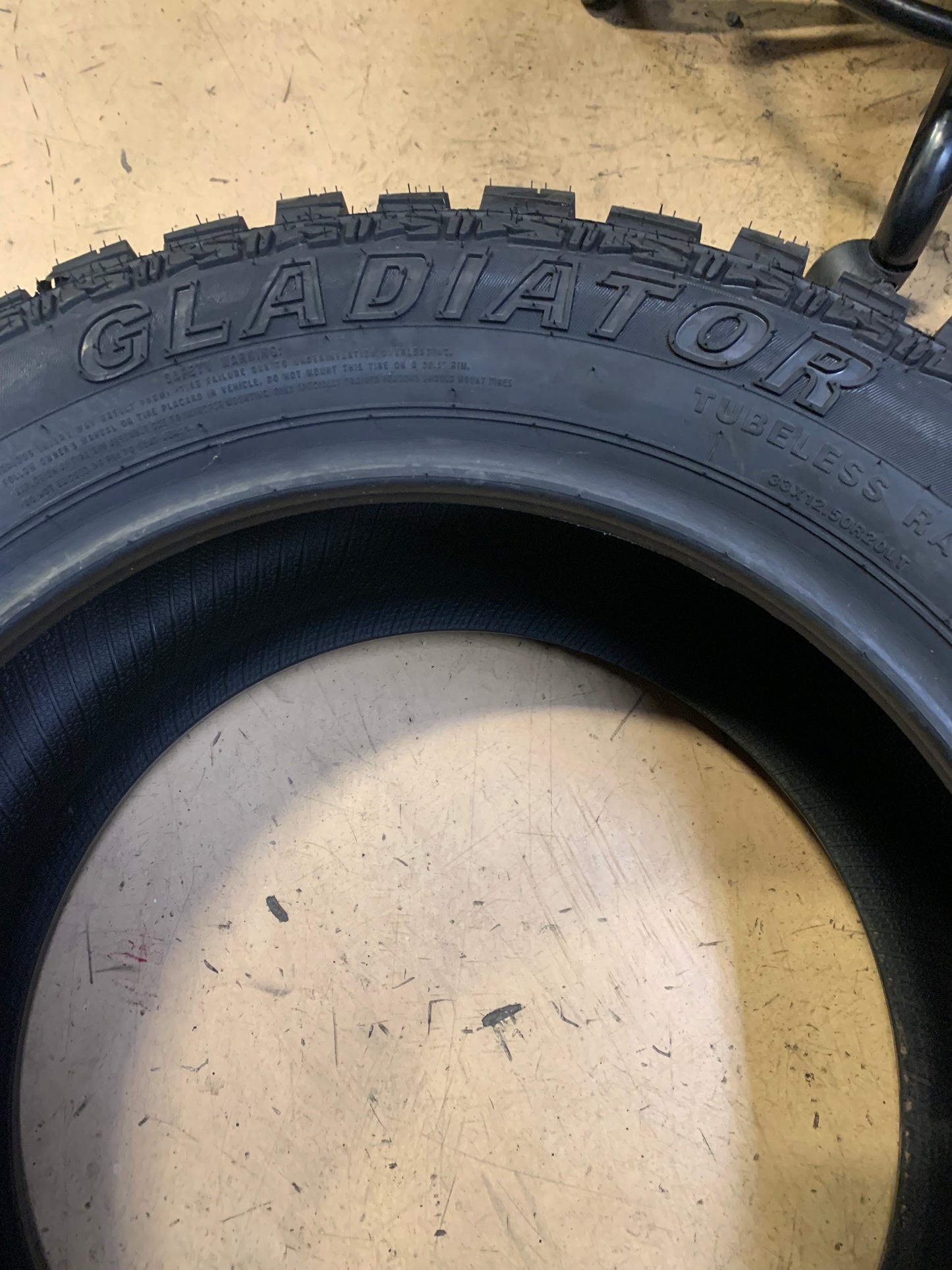 GLADIATOR QR900-MT BSW LT 33 12.5 20 114Q 10 PLY MUD TERRAIN TIRE 1932250333