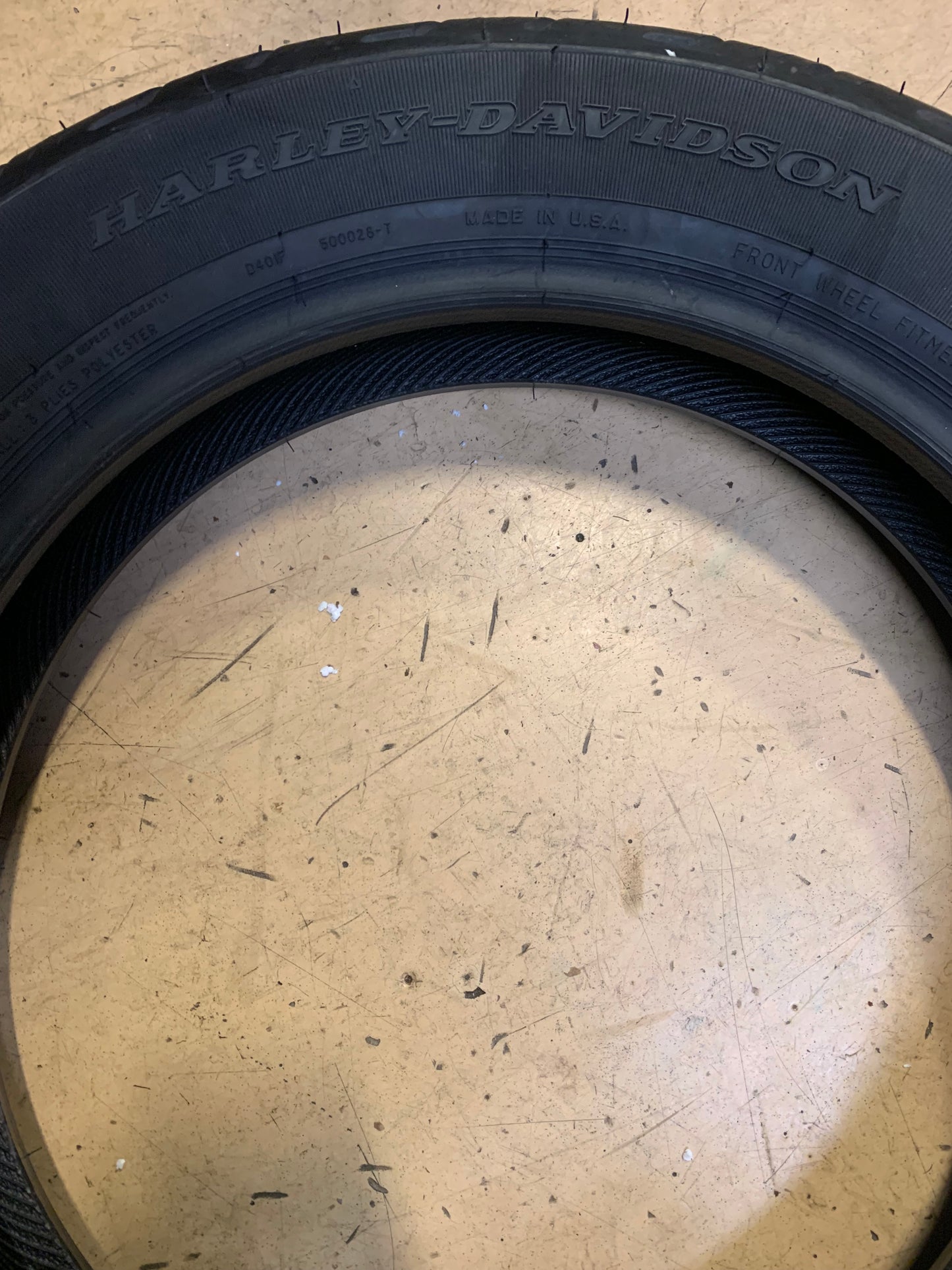 DUNLOP D401F HARLEY DAVIDSON TOURING 130 90 16 73H FRONT MOTORCYCLETIRE 45064437