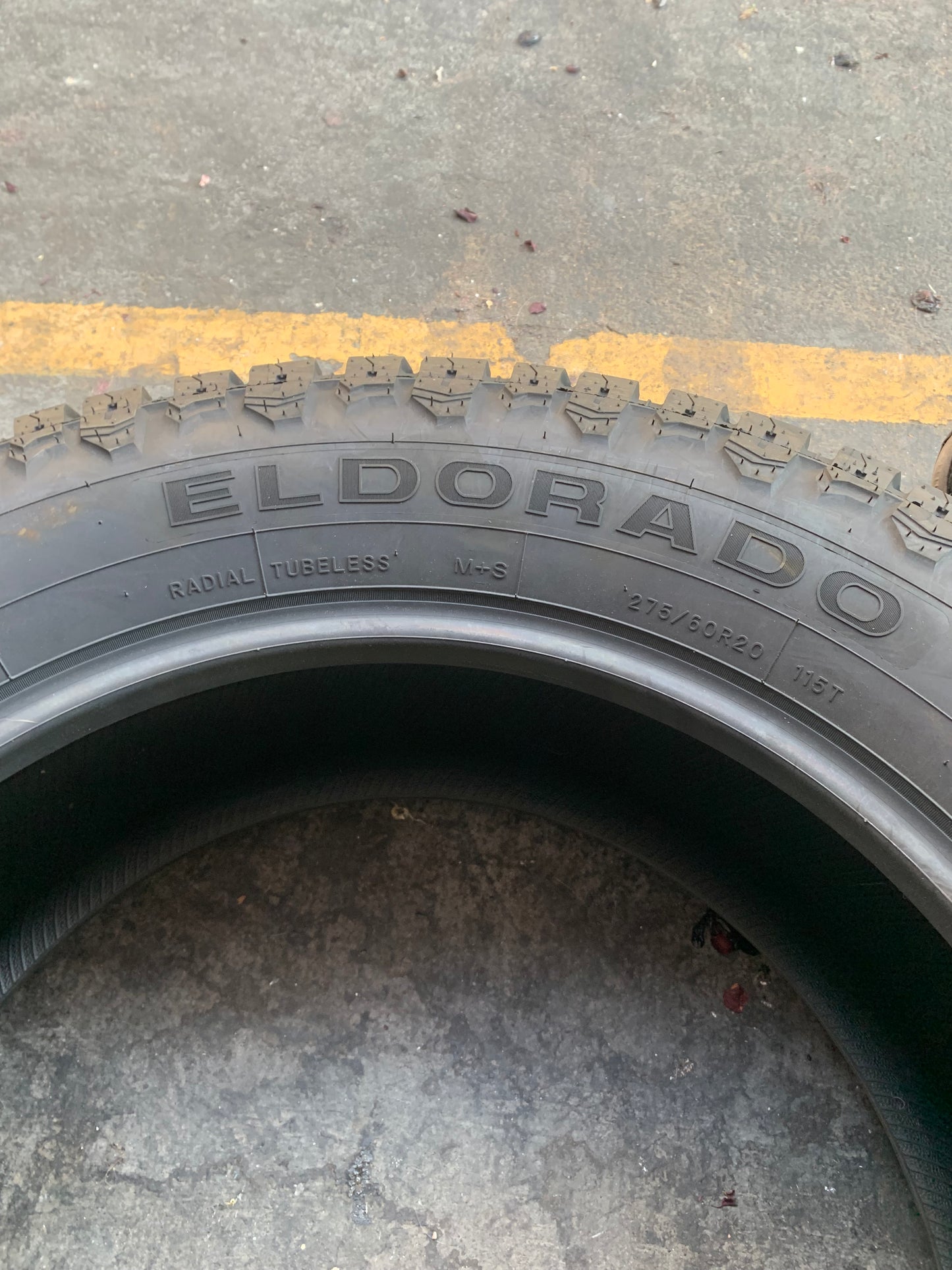 2 ELDORADO SPORT FURY AT 4S BSW P 275 60 20 115T ALL TERRAIN TIRE SPT15